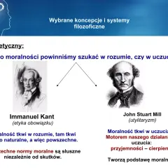 John Stuart Mill, twórca utylitaryzmu, uważał, że moralność opiera się na uczuciach przyjemności i cierpienia.