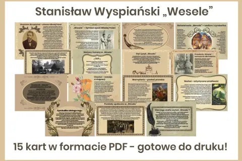 Wesele streszczenie krótkie: Stanisław Wyspiański, symbol epoki Młodej Polski, ukazuje w dramacie społeczne napięcia i potrzebę narodowej jedności.