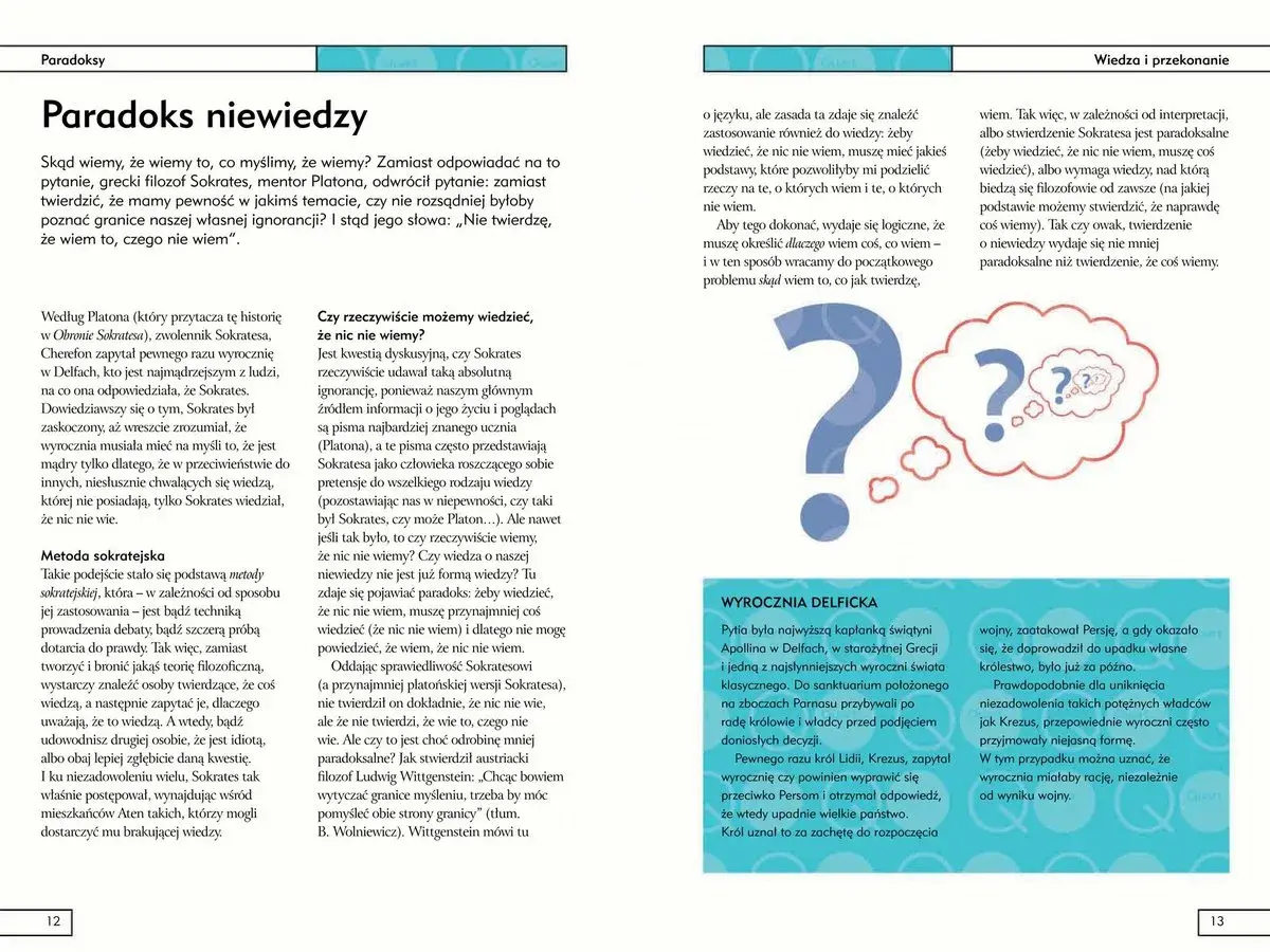 Sokrates i jego paradoks niewiedzy: czy wiedząc, że nic nie wiemy, już coś wiemy?